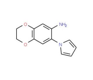 7-Pyrrol-1-yl-2,3-dihydro-benzo[1,4]dioxin-6-ylamine - chemical structure image