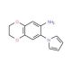 7-Pyrrol-1-yl-2,3-dihydro-benzo[1,4]dioxin-6-ylamine - chemical structure image