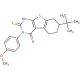 7-tert-Butyl-2-mercapto-3-(4-methoxy-phenyl)-5,6,7,8-tetrahydro-3H-benzo[4,5]thieno[2,3-d]pyrimidin-4-one - chemical structur