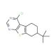 7-tert-Butyl-4-chloro-5,6,7,8-tetrahydro-benzo[4,5]thieno[2,3-d]pyrimidine - chemical structure image