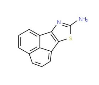 7-Thia-9-aza-cyclopenta[a]acenaphthylen-8-ylamine (CAS 7496-68-6) - chemical structure image