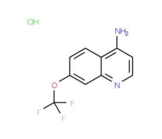 7-(trifluoromethoxy)quinolin-4-amine hydrochloride - chemical structure image