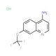 7-(trifluoromethoxy)quinolin-4-amine hydrochloride - chemical structure image