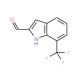 7-(Trifluoromethyl)-1H-indole-2-carbaldehyde - chemical structure image