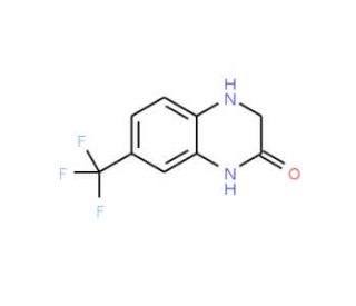 7-(trifluoromethyl)-3,4-dihydroquinoxalin-2(1H)-one - chemical structure image