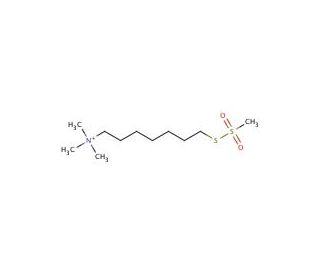 [7-(Trimethylammonium)hepyl] Methanethiosulfonate Bromide (CAS 1159174-26-1) - chemical structure image