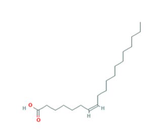 7(Z)-Nonadecenoic acid (CAS 118020-79-4) - chemical structure image