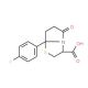 7a-(4-fluorophenyl)-5-oxohexahydropyrrolo[2,1-b][1,3]thiazole-3-carboxylic acid - chemical structure image