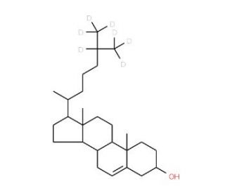 7&alpha;-Hydroxy Cholesterol-D7 - chemical structure image