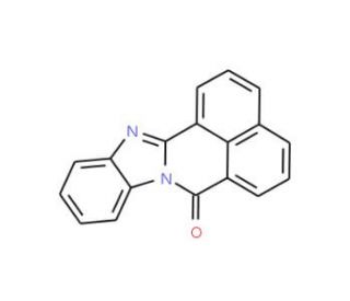7H-Benzimidazo[2,1-a]benz[d,e]isoquinolin-7-one (CAS 23749-58-8) - chemical structure image