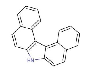 7H-Dibenzo[c,g]carbazole (CAS 194-59-2) - chemical structure image