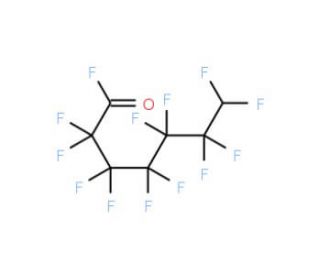 7H-Perfluoroheptanoyl fluoride (CAS 5927-65-1) - chemical structure image