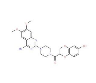 7&prime;-Hydroxy Doxazosin - chemical structure image