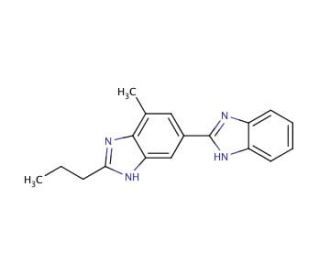 7&prime;-Methyl-2&prime;-propyl-2,5&prime;-bi-1H-benzimidazole - chemical structure image