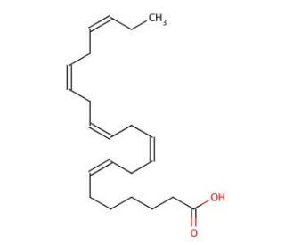 7Z,10Z,13Z,16Z,19Z-Docosapentaenoic acid (CAS 24880-45-3) - chemical structure image