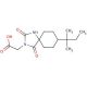 [8-(1,1-dimethylpropyl)-2,4-dioxo-1,3-diazaspiro[4.5]dec-3-yl]acetic acid - chemical structure image