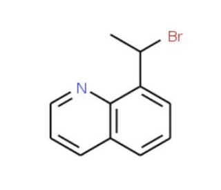 8-(1-bromoethyl)quinoline - chemical structure image
