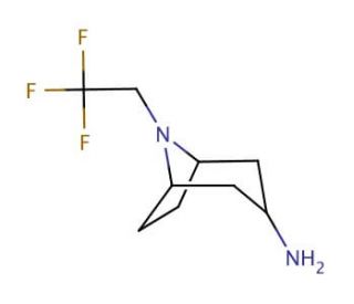 8-(2,2,2-trifluoroethyl)-8-azabicyclo[3.2.1]octan-3-amine - chemical structure image
