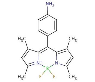 8-(4-Anilino) bodipy (CAS 321895-93-6) - chemical structure image