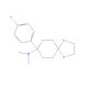 8-(4-Bromophenyl)-N,N-dimethyl-1,4-dioxaspiro[4.5]decan-8-amine (CAS 71368-46-2) - chemical structure image