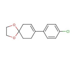8-(4-Chloro-phenyl)-1,4-dioxa-spiro[4.5]dec-7-ene - chemical structure image