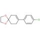 8-(4-Chloro-phenyl)-1,4-dioxa-spiro[4.5]dec-7-ene - chemical structure image