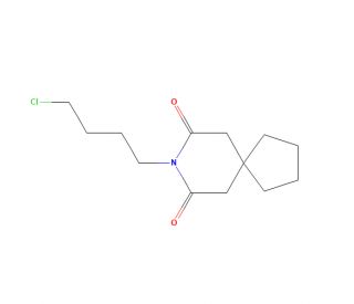 8-(4-Chlorobutyl)-8-azaspiro[4.5]decane-7,9-dione (CAS 21098-11-3) - chemical structure image