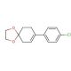 8-(4-Chlorophenyl)-1,4-dioxaspiro[4.5]dec-7-ene (CAS 126991-60-4) - chemical structure image