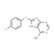 8-(4-Chlorophenylthio)adenine (CAS 696574-61-5) - chemical structure image