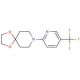 8-[5-(Trifluoromethyl)pyridin-2-yl]-1,4-dioxa-8-azaspiro[4.5]decane - chemical structure image