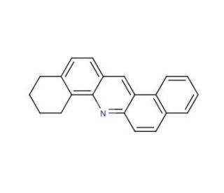 8,9,10,11, Tetrahydrodibenz(a,h)acridine (CAS 97135-12-1) - chemical structure image