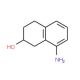 8-Amino-1,2,3,4-tetrahydro-2-naphthol (CAS 624729-66-4) - chemical structure image