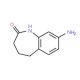 8-Amino-1,3,4,5-tetrahydro-benzo[b]azepin-2-one (CAS 22246-76-0) - chemical structure image