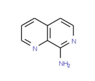 8-Amino-1,7-naphthyridine (CAS 17965-82-1) - chemical structure image