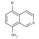 8-Amino-5-bromoisoquinoline (CAS 90721-35-0) - chemical structure image