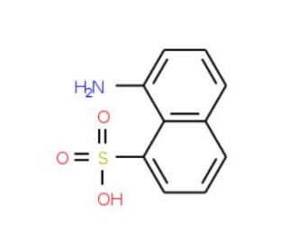 8-Aminonaphthalene-1-sulfonic acid (CAS 82-75-7) - chemical structure image
