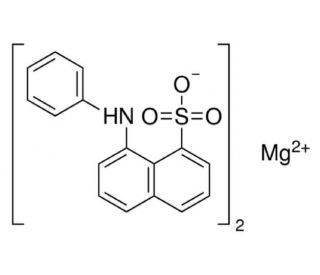 8-Anilino-1-naphthalenesulfonic acid hemimagnesium salt (CAS 18108-68-4) - chemical structure image