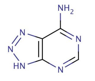 8-Azaadenine (CAS 1123-54-2) - chemical structure image
