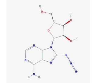 8-Azido Adenosine (CAS 4372-67-2) - chemical structure image