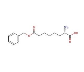 8-Benzyl (S)-2-aminooctanedioate (CAS 116052-00-7) - chemical structure image