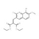 8-Bromo-2-chloro-7-methoxy-3-(2,2-diethoxycarbonyl)vinylquinoline (CAS 1031929-12-0) - chemical structure image