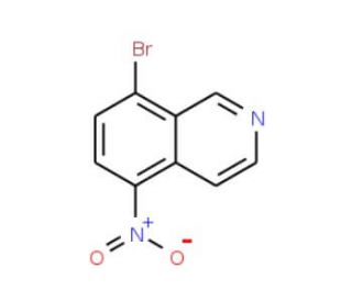 8-Bromo-5-nitroisoquinoline (CAS 252861-41-9) - chemical structure image