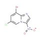 8-Bromo-6-chloro-3-nitroimidazo[1,2-a]pyridine (CAS 1072944-56-9) - chemical structure image