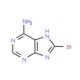 8-Bromoadenine (CAS 6974-78-3) - chemical structure image