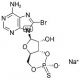 8-Bromoadenosine 3′,5′-cyclic Monophosphothioate, Sp-Isomer sodium salt (CAS 127634-20-2) - chemical structure image