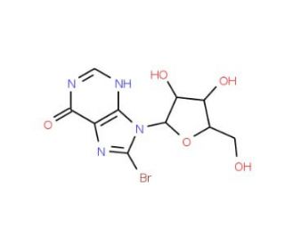 8-Bromoinosine (CAS 55627-73-1) - chemical structure image