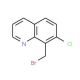 8-(bromomethyl)-7-chloroquinoline - chemical structure image