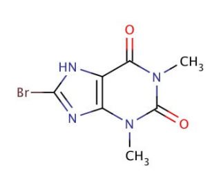 8-Bromotheophylline (CAS 10381-75-6) - chemical structure image