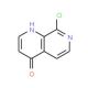 8-Chloro-1H-1,7-naphthyridin-4-one (CAS 1018812-91-3) - chemical structure image