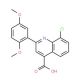8-Chloro-2-(2,5-dimethoxyphenyl)quinoline-4-carboxylic acid - chemical structure image